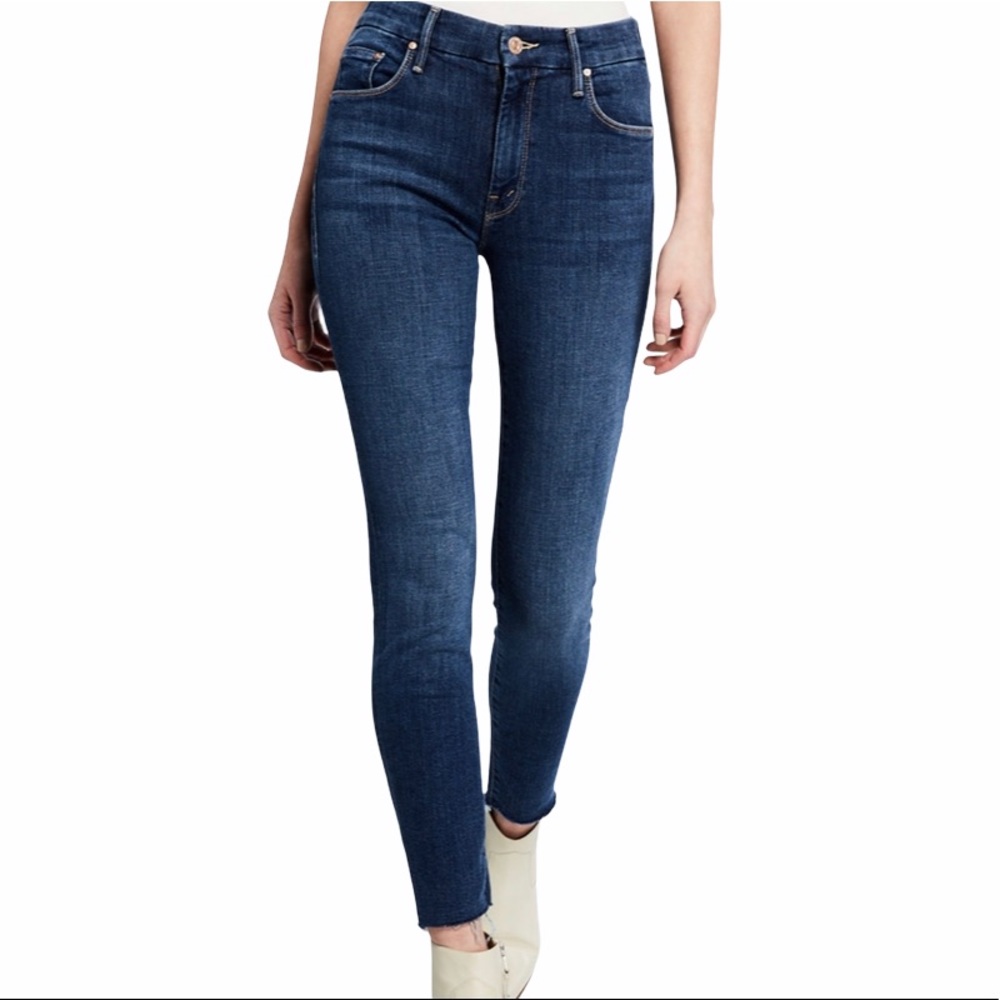 MOTHER Girl Crush Looker Ankle Fray 26